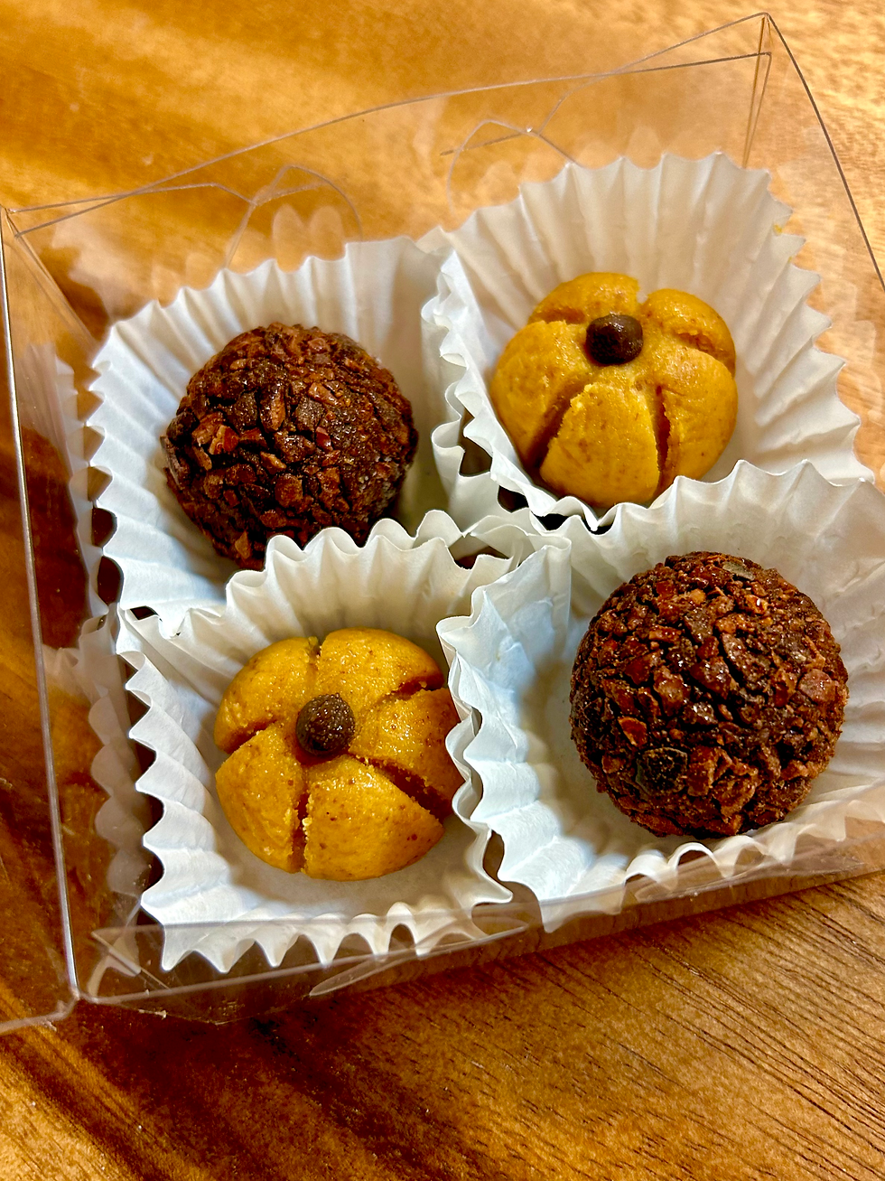 Paleo Pumpkin Fudge & Chocolate Truffles 4pk