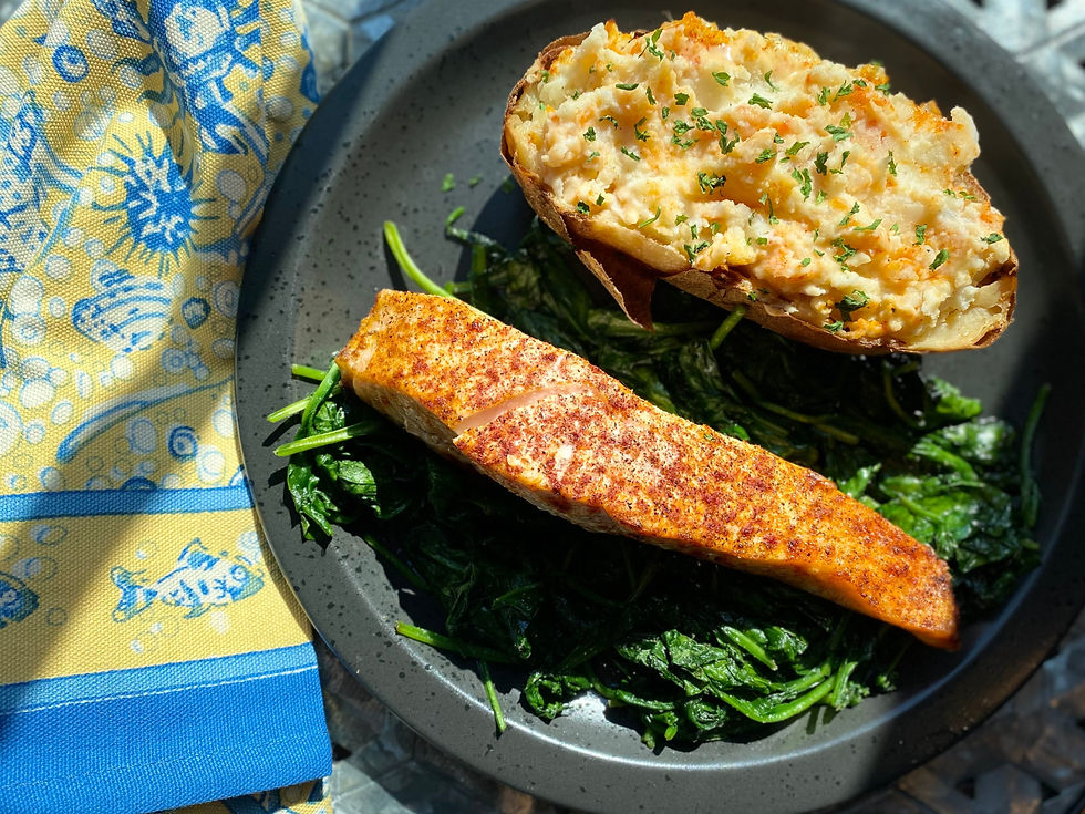 Thumbnail: Roasted Salmon & Sides
