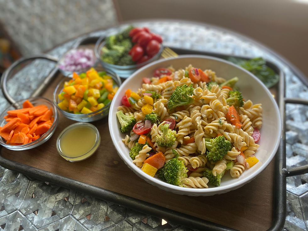Thumbnail: CHICKPEA PASTA SALAD