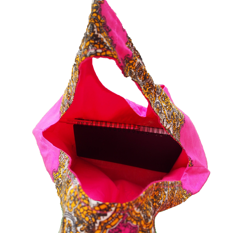 Thumbnail: Hobo Bag, Africa, Kitenge (アフリカンバッグ、キテンゲ布)
