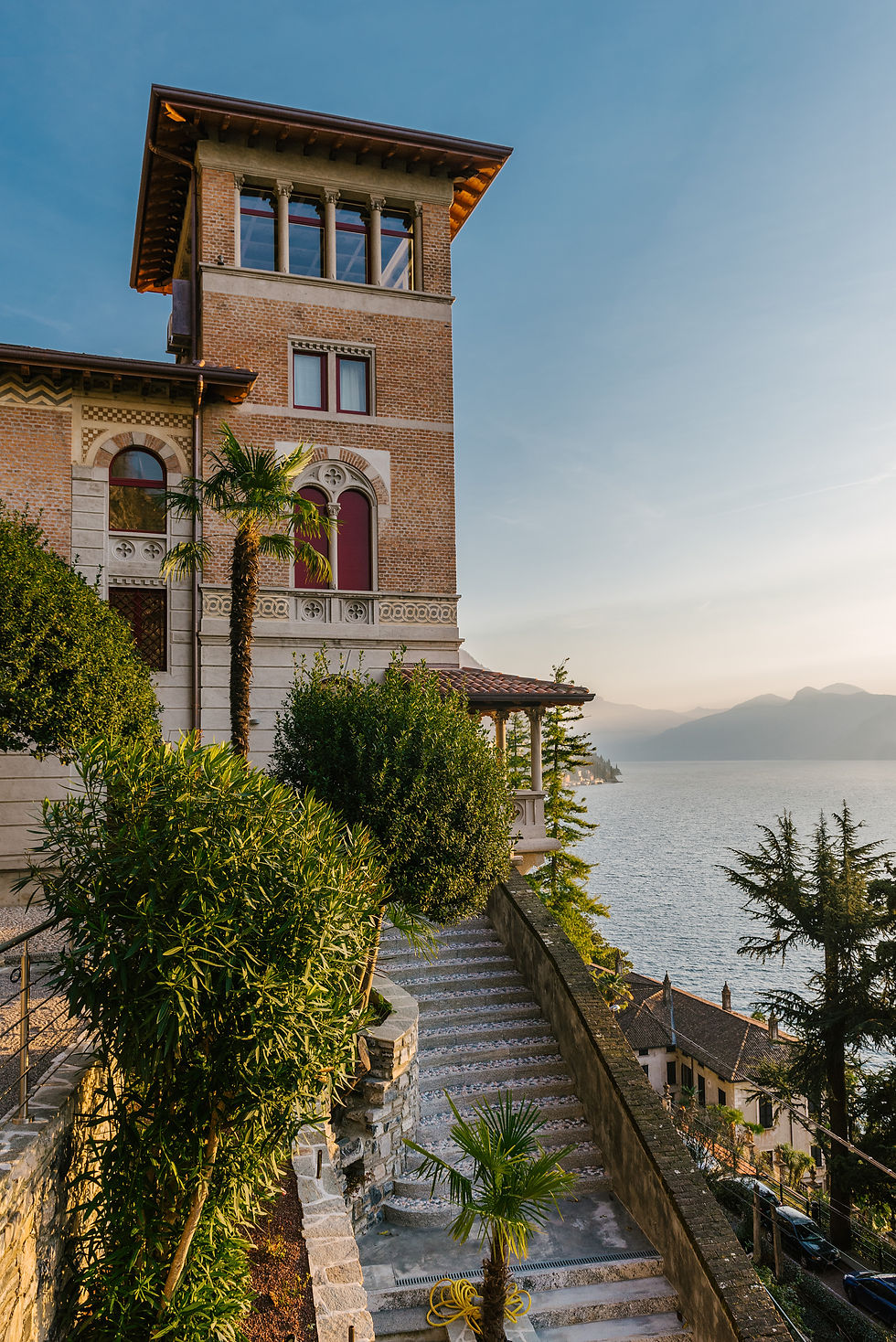 Historic Villa Monti overlooking Lake Como in Varenna