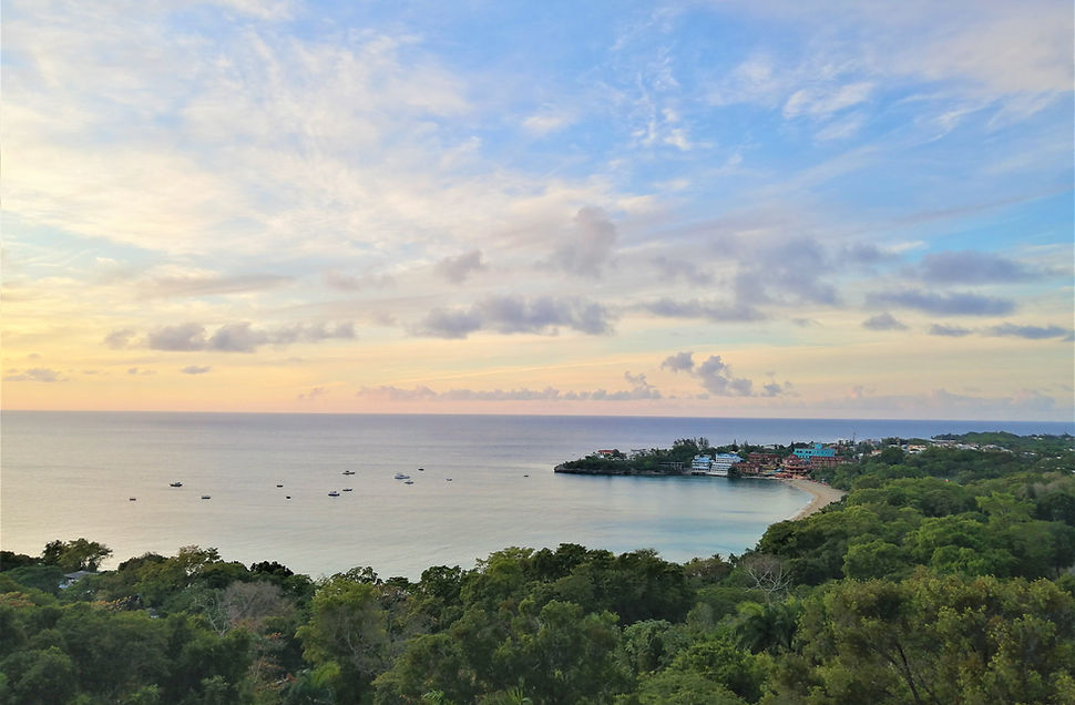View from the rooftop of the Sosua Hilltop estate villa
