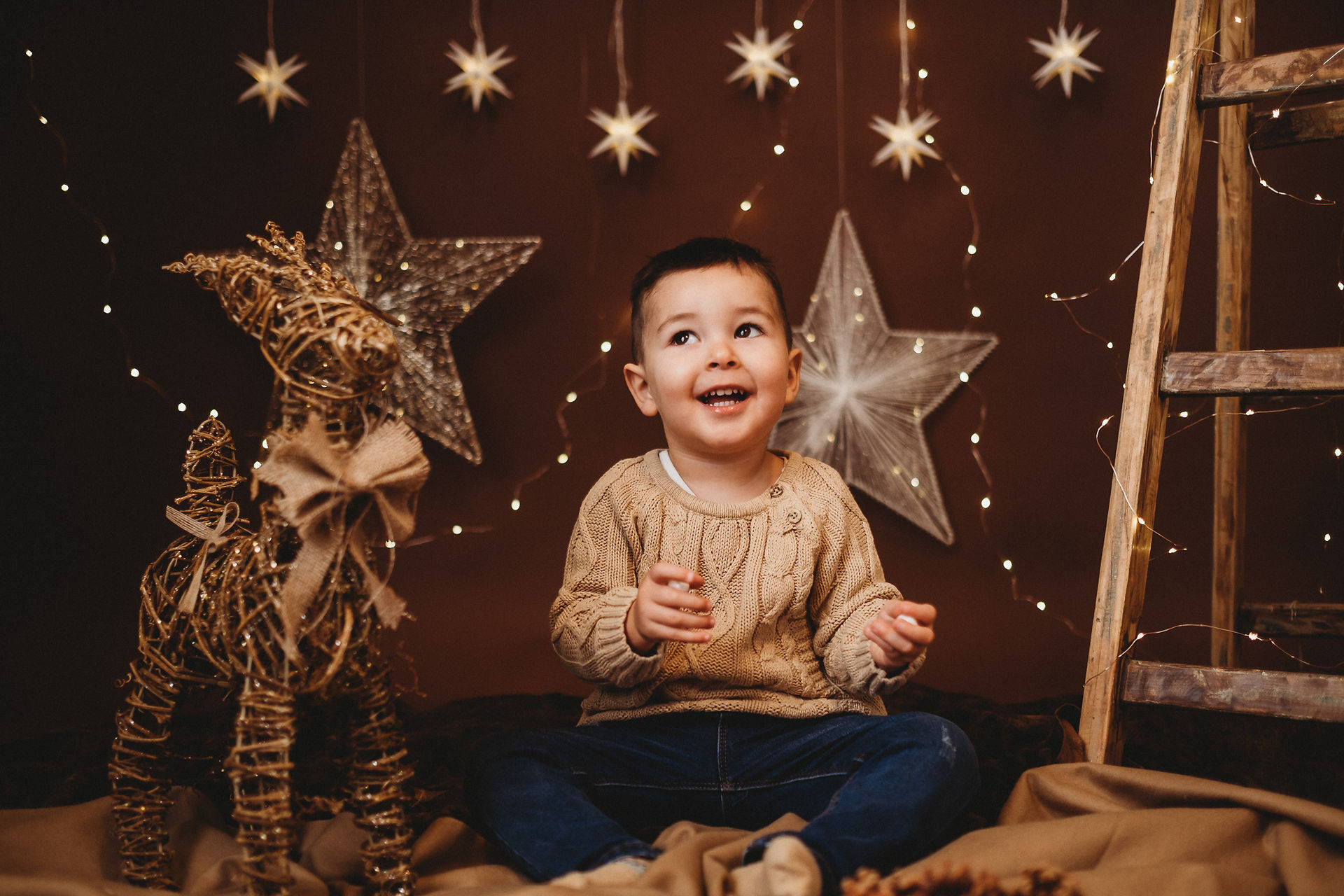 Servizio fotografico bimbo natale