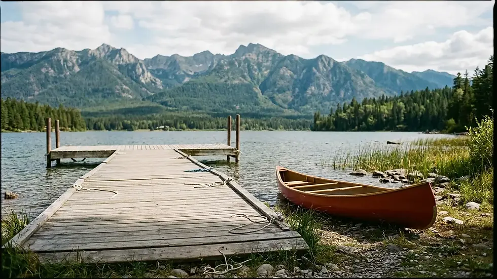 Weather in Whitefish Montana in August at Whitefish Lake