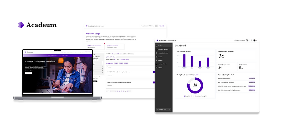 Acadeum UI