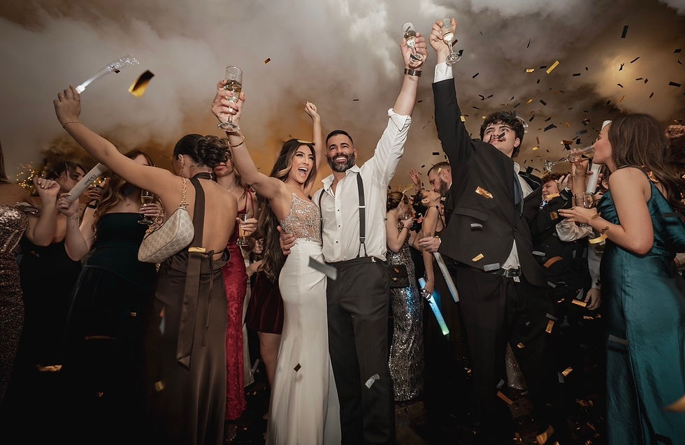 NYE Coutdown with Victoria & Fran featuring DJ Mike Melice with some CO2 Jets and Confetti cannons in Utica NYTwin Ponds