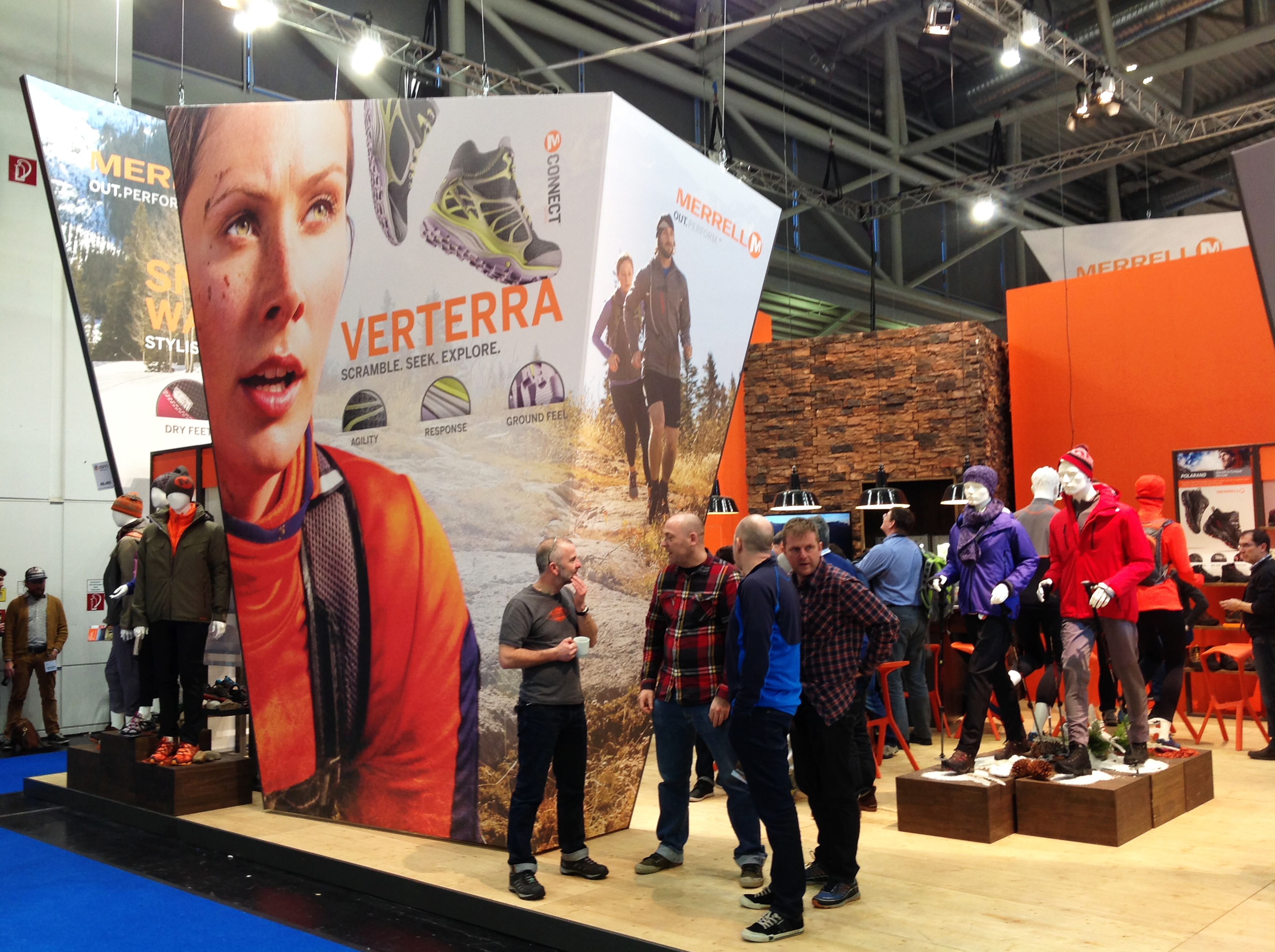 Graphics for an Expo in Germany for Merrell