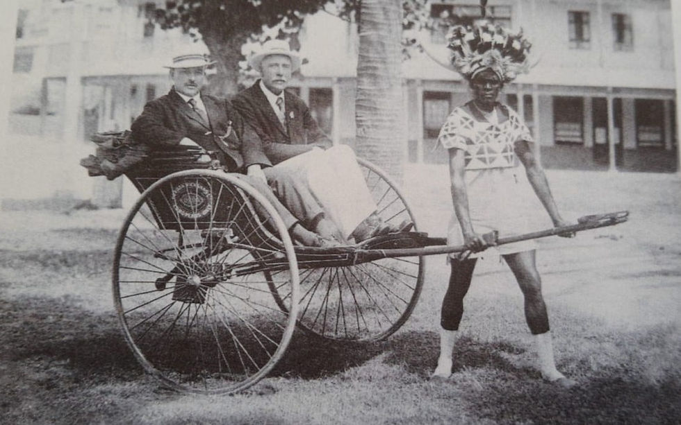 My Great Grandfather on bowling tour to Cape Town 1904
