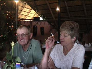 Dave and Joan Craft enjoying their first Christmas in Zambia