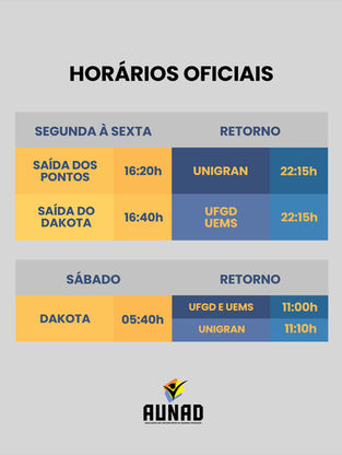 HORÁRIOS OFICIAIS 2022.1