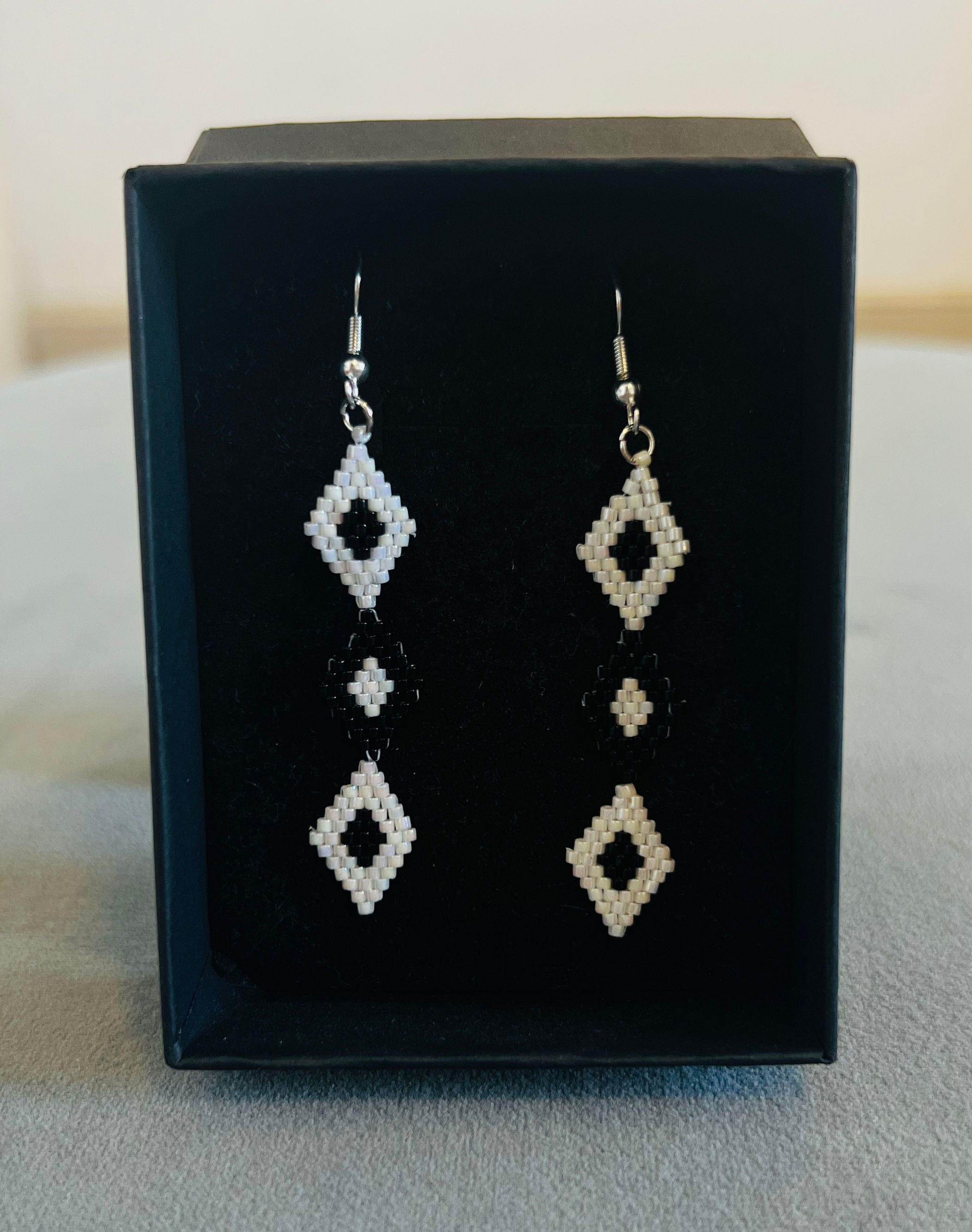 Learn how to make Brick Stitch Earrings