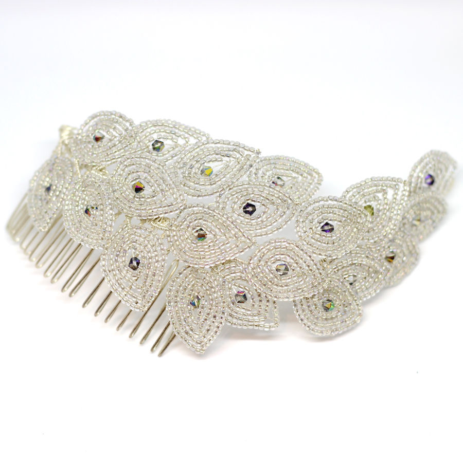 Thumbnail: Peacock Tail Hair Comb