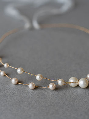 Why I don't use fixed headbands for Glorious by Heidi wedding headpieces.