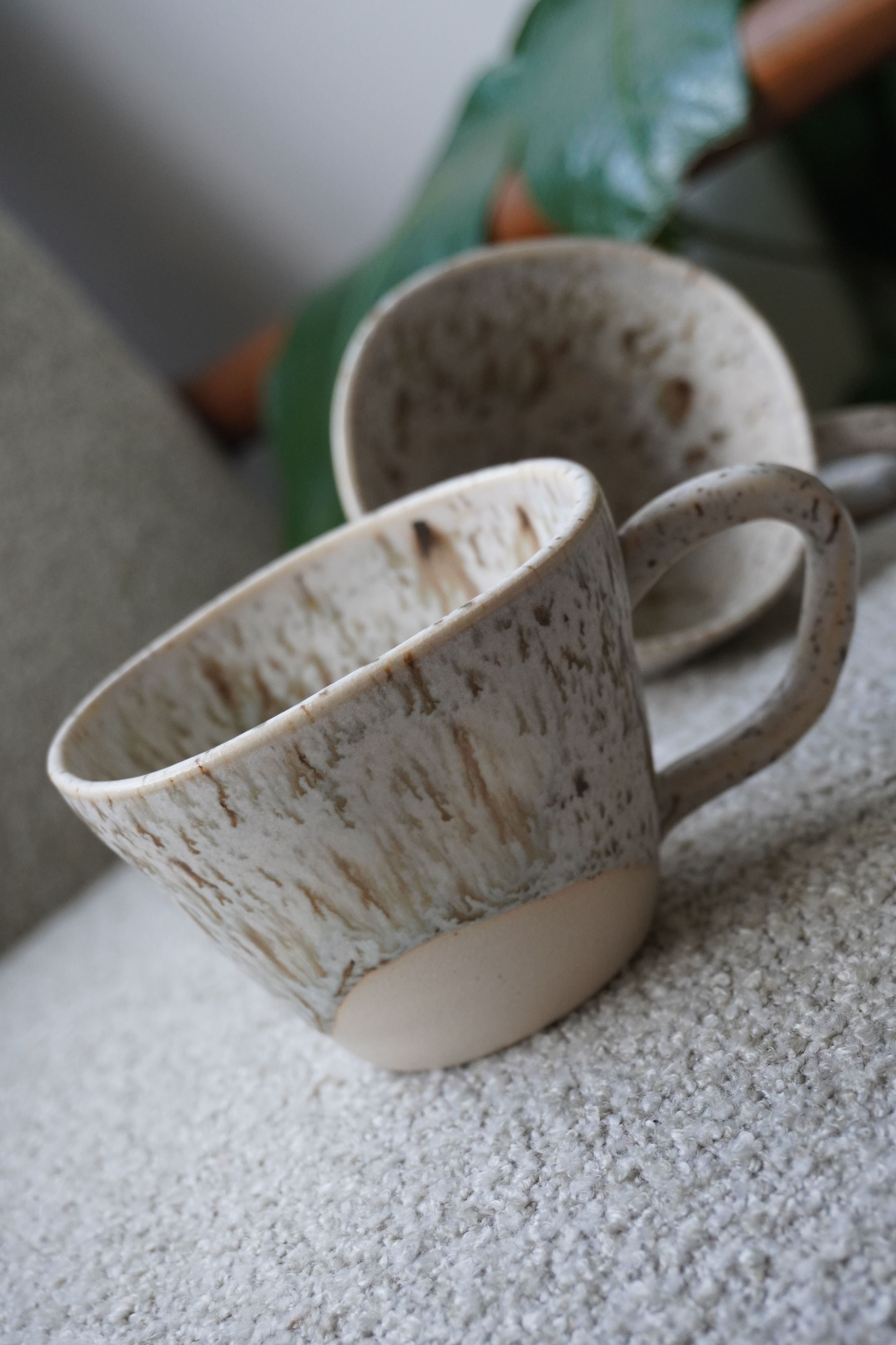 Cove cups - Eggshell
