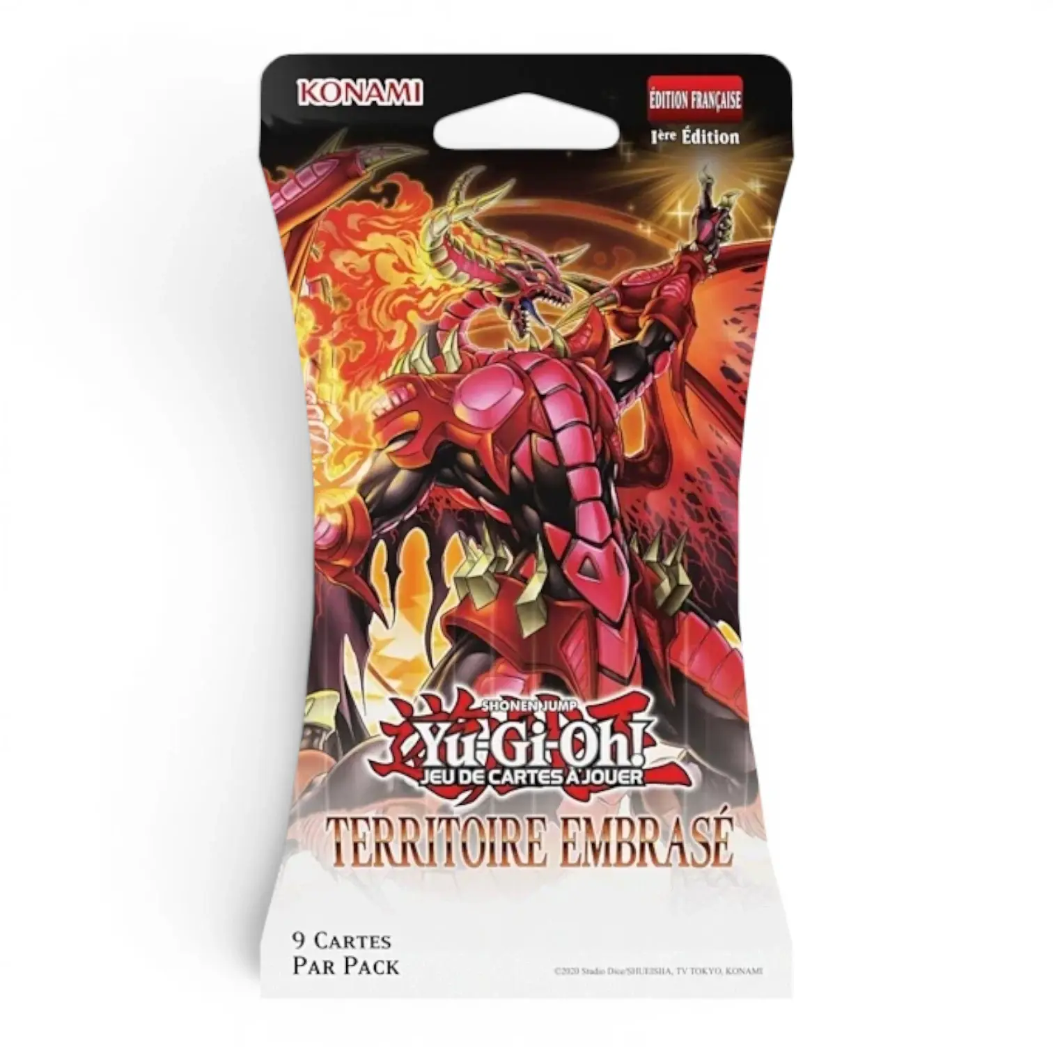 Booster territoire embrasé yu gi oh!