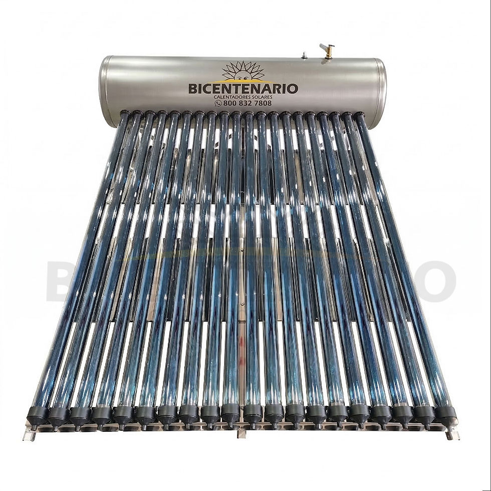 Equipo solar Heat Pipe Bicentenario HTS-20 de 200 litros alta presión.