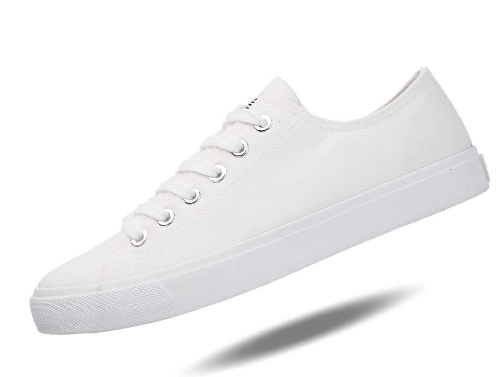 Thumbnail: Retro Low Top All White Casual Summer Sneaker SB Canvas Shoes Unisex Size