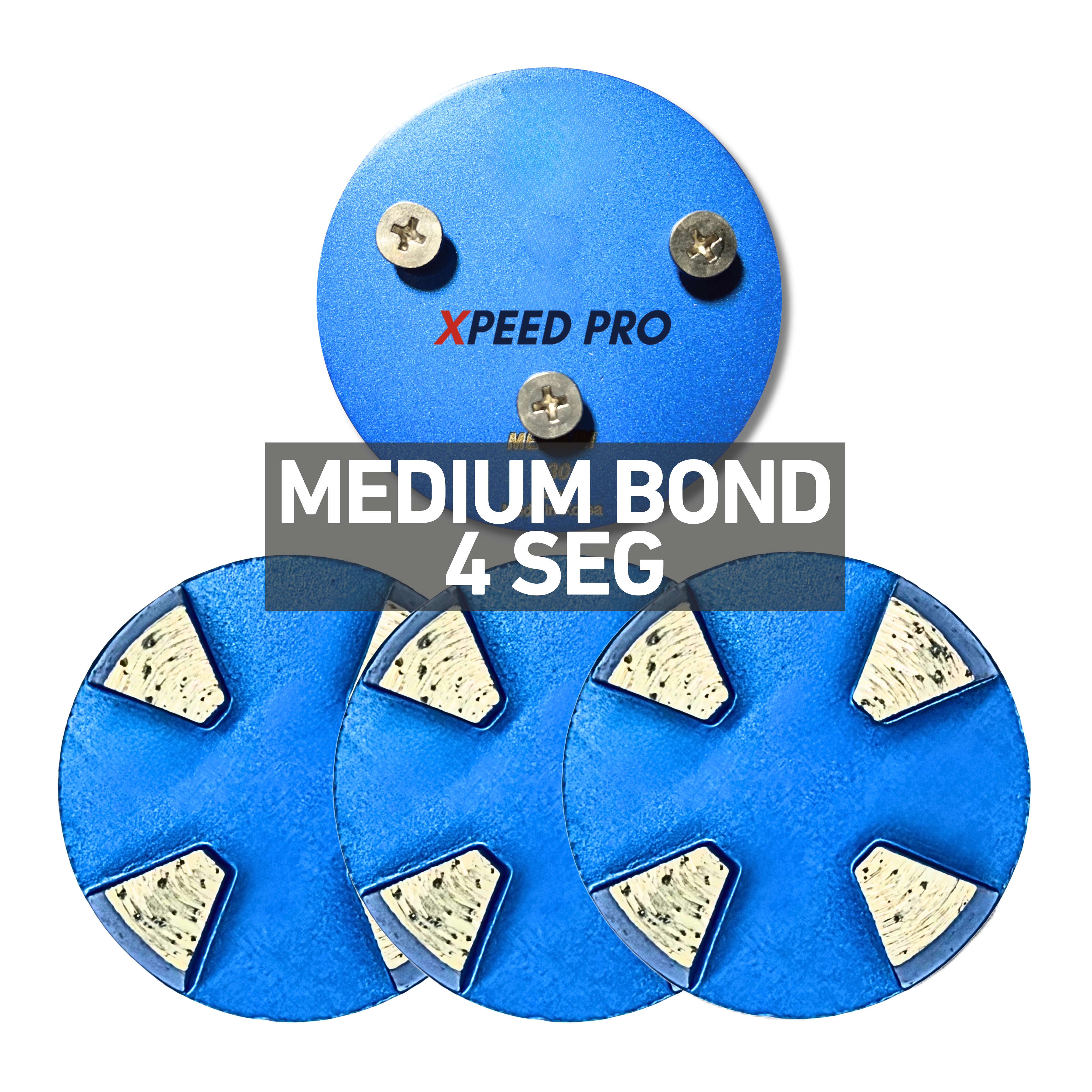 3" Diamond Puck  Medium Bond (SASE Type)-4 seg