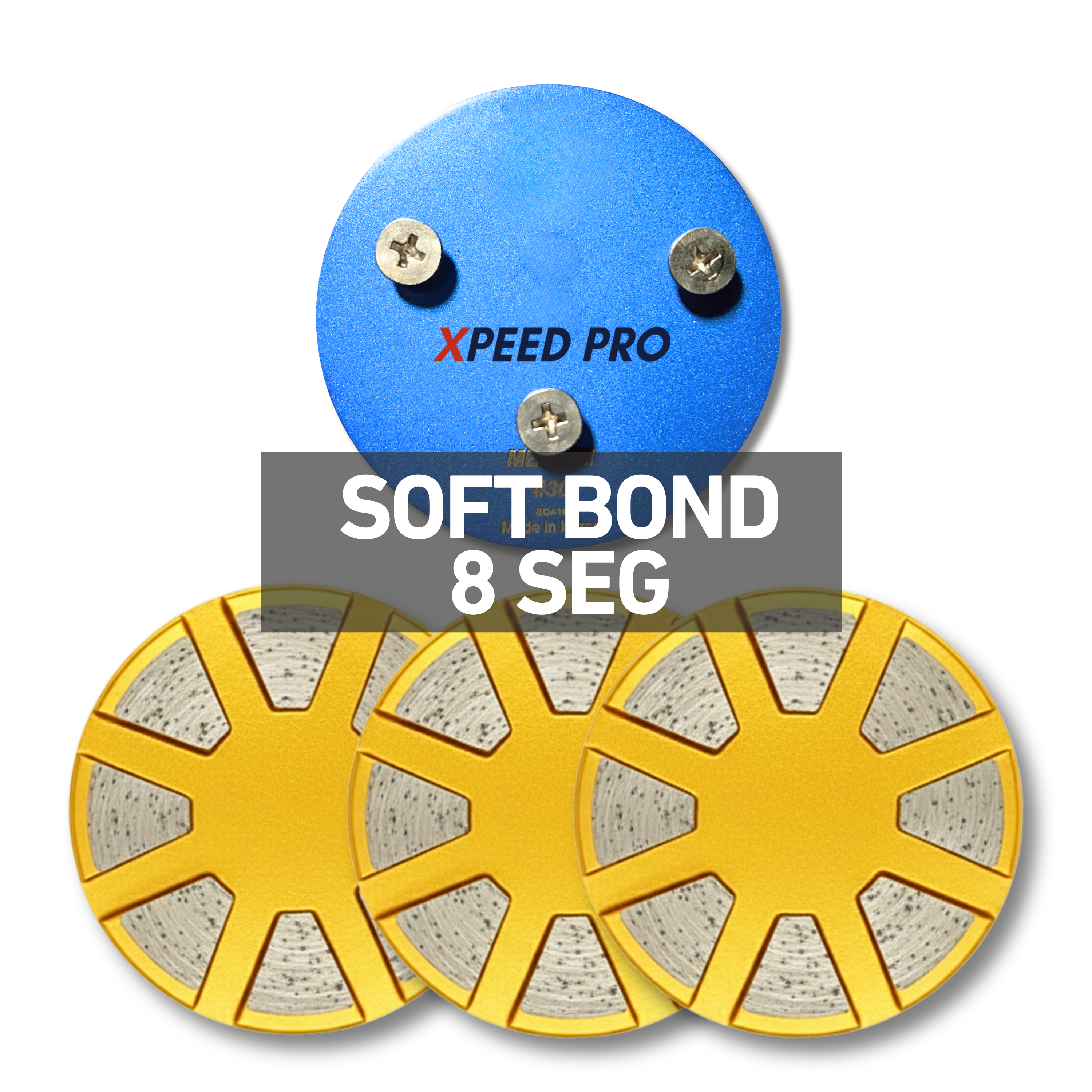 3" Diamond Puck  Soft Bond (SASE Type)- 8seg