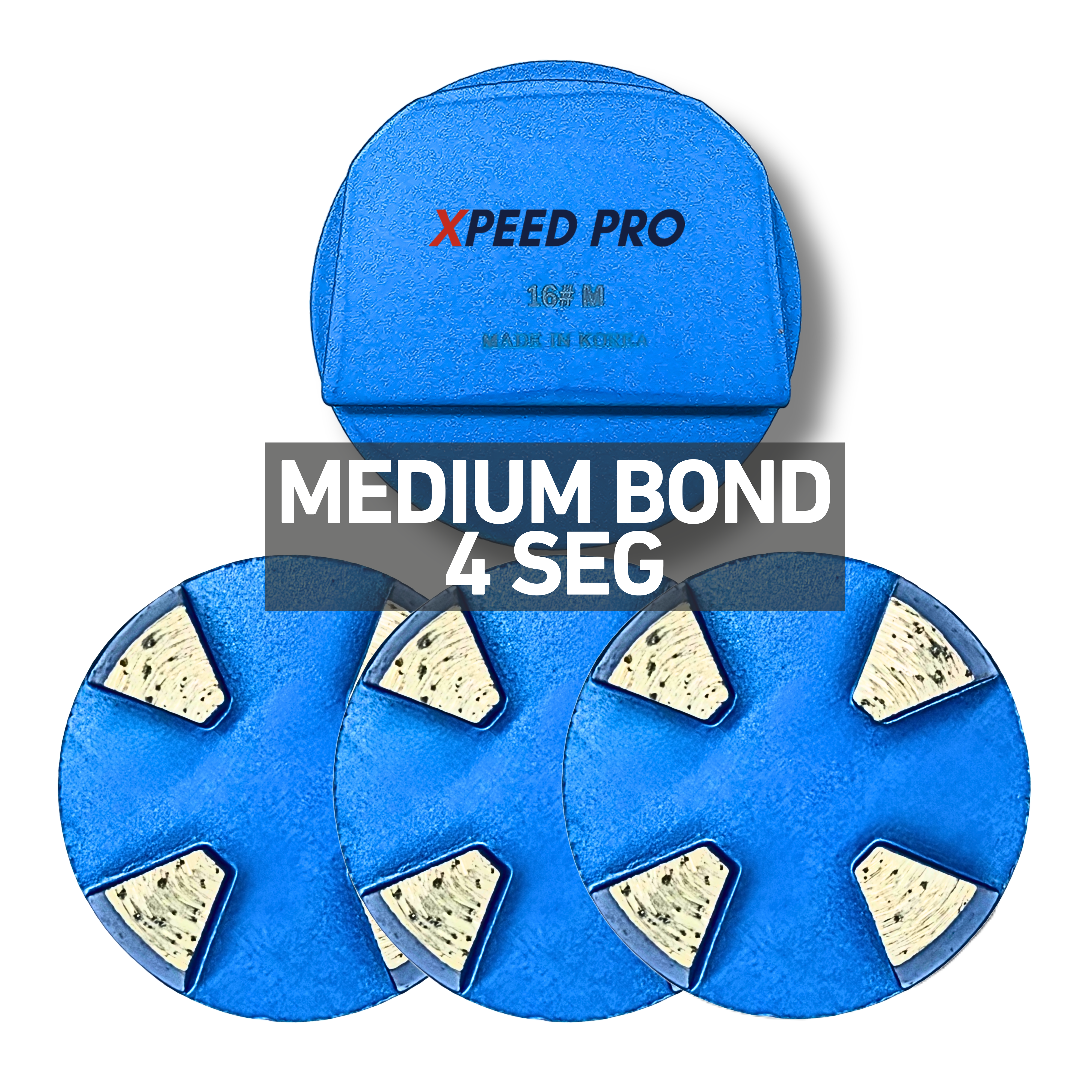 3" Diamond Puck Medium Bond (Lavina Type)-4 seg