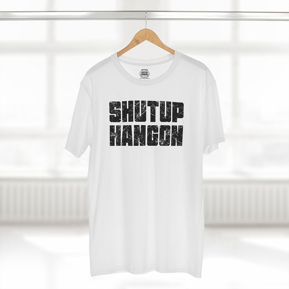 Thumbnail: THE SHUTUP HANGON TEE - Classic Fit Tee - Black/White