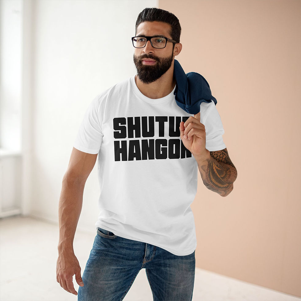 Thumbnail: THE HUGE LOGO - OG SHUTUP HANGON TEE - Classic Fit Tee - White