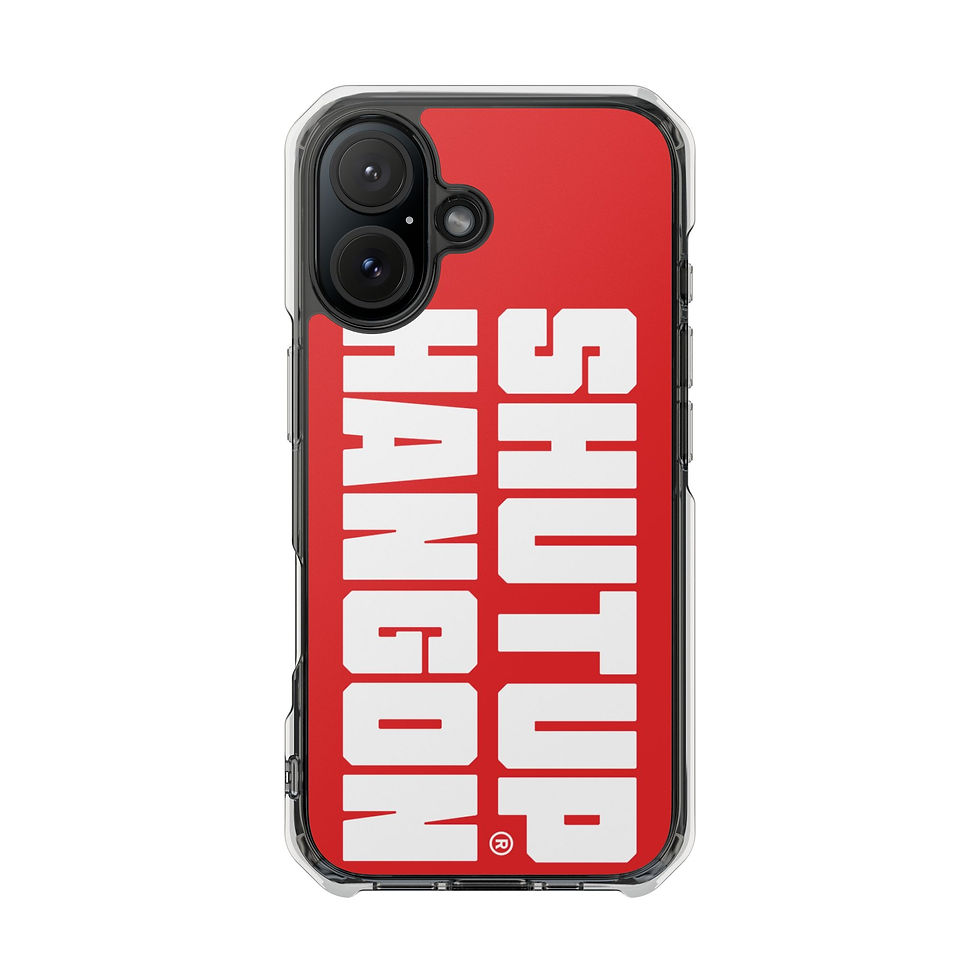 Thumbnail: MAGSAFE® / SHUTUP HANGON -HARD KNOCKS IPHONE CASE - RED