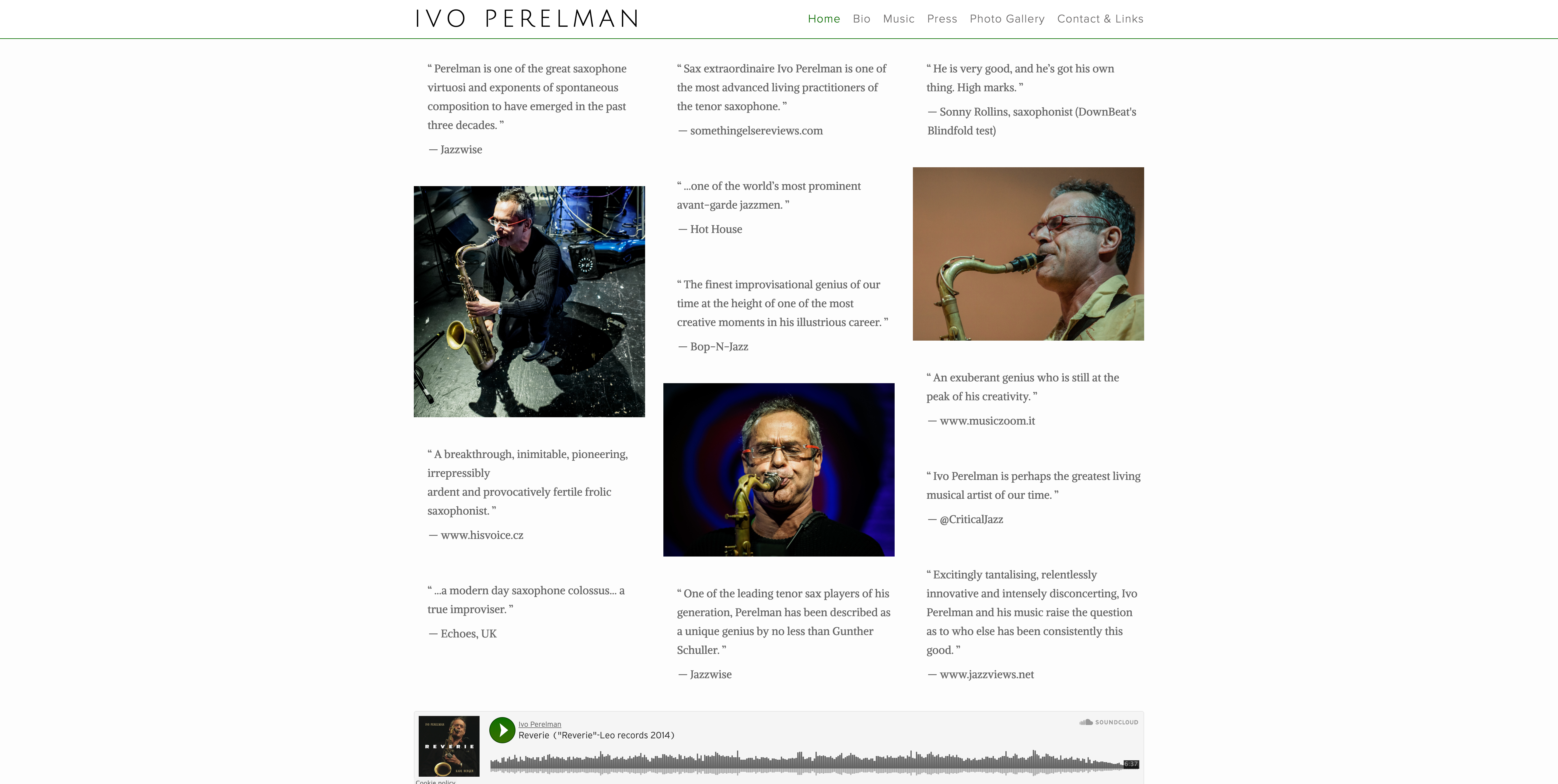 Ivo Perelman - Musician