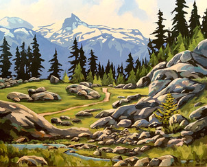 Path to Black Tusk