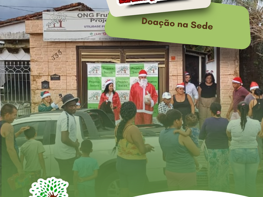 Esperança de Natal - Doação na Sede