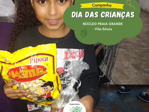 CAMPANHA DIA DAS CRIANÇAS 2022 DA ONG FRUTOS DO AMANHÃ