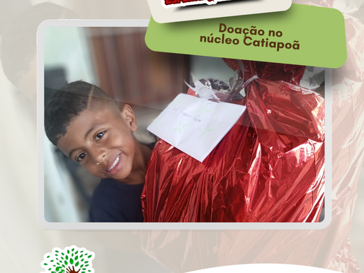 Esperança de Natal - Doação no NĂșcleo CatiapoĂŁ