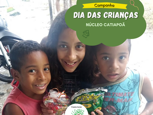 CAMPANHA DIA DAS CRIANÇAS 2022 DA ONG FRUTOS DO AMANHÃ