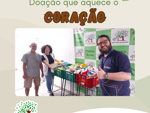 Doação que aquece o CORAĂĂO