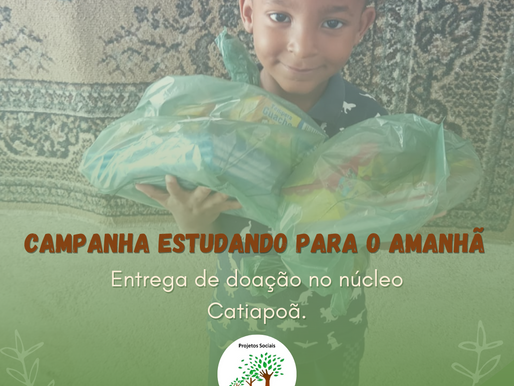 12° Entrega de Material Escolar na ONG Frutos do Amanhã - Núcleo Catiapoã