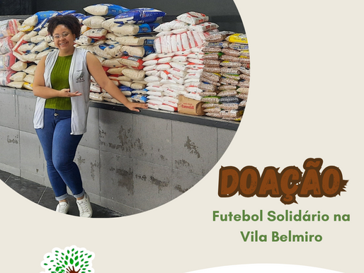 Doação Futebol Solidário na Vila Belmiro