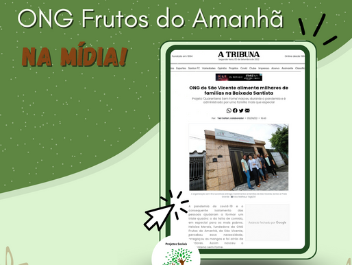 ONG Frutos do Amanhã na Mídia