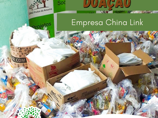 Empresa China Link efetuou doações em apoio a ONG