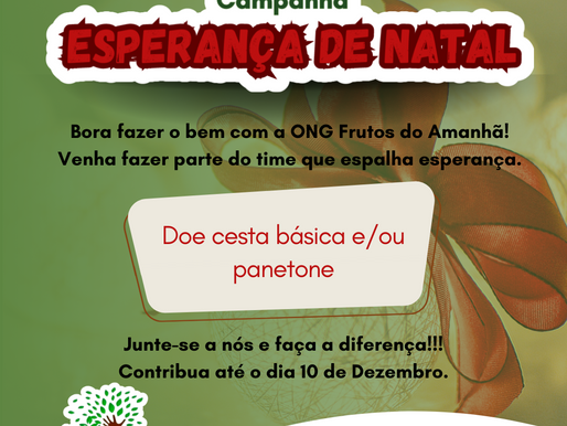 CAMPANHA ESPERANÇA DE NATAL 2023
