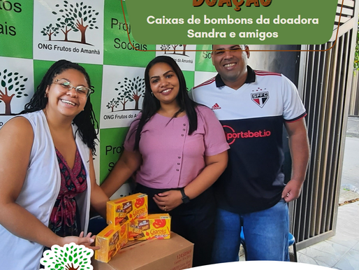 Ontem dia 30 de março recebemos a visita da nossa doadora
