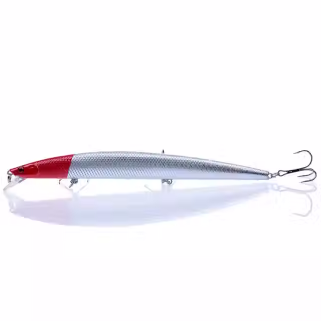 Miniature : Leurre poisson nageur style "Minnow" 18cm - 24g (Coloris N01 à N015)