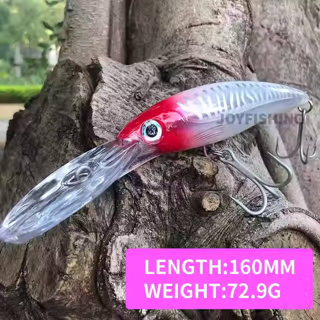 Miniature : Rapminnow - Grand leurre de pêche à la traîne 16cm