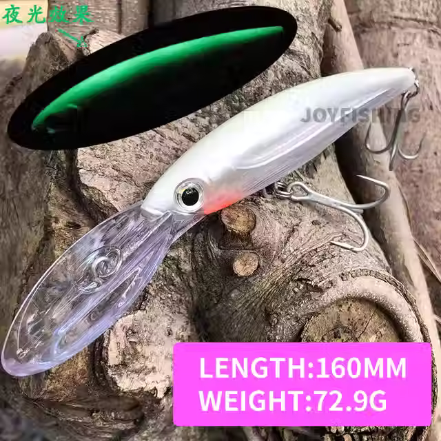 Miniature : Rapminnow - Grand leurre de pêche à la traîne 16cm