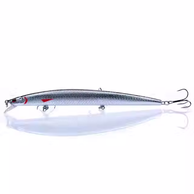 Miniature : Leurre poisson nageur style "Minnow" 18cm - 24g (Coloris N01 à N015)