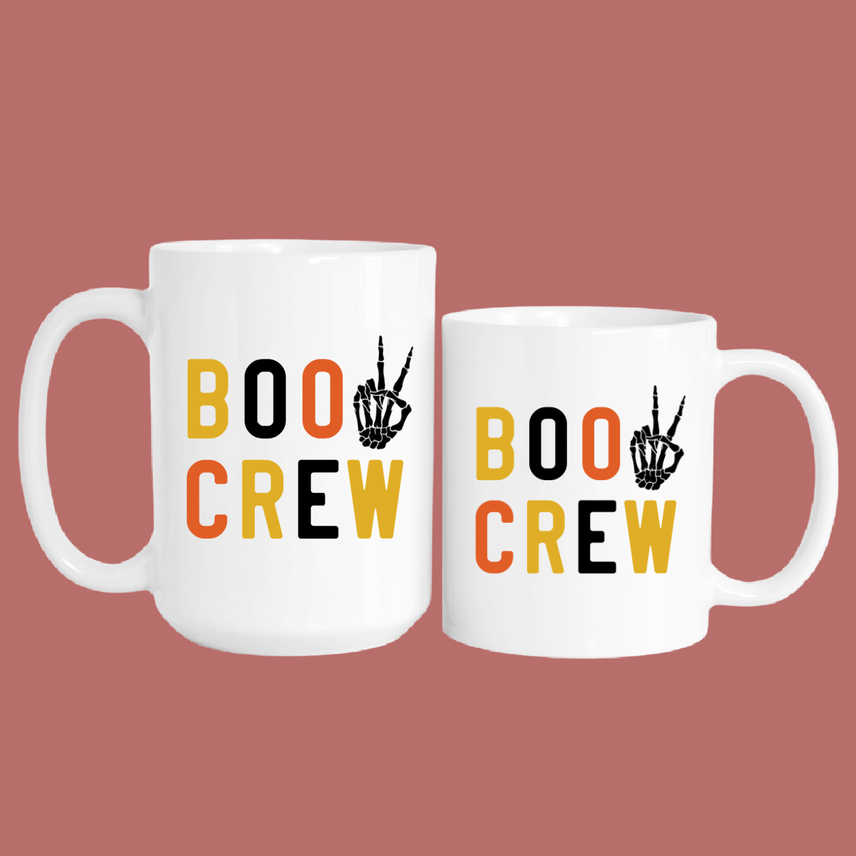 Boo crew mug set