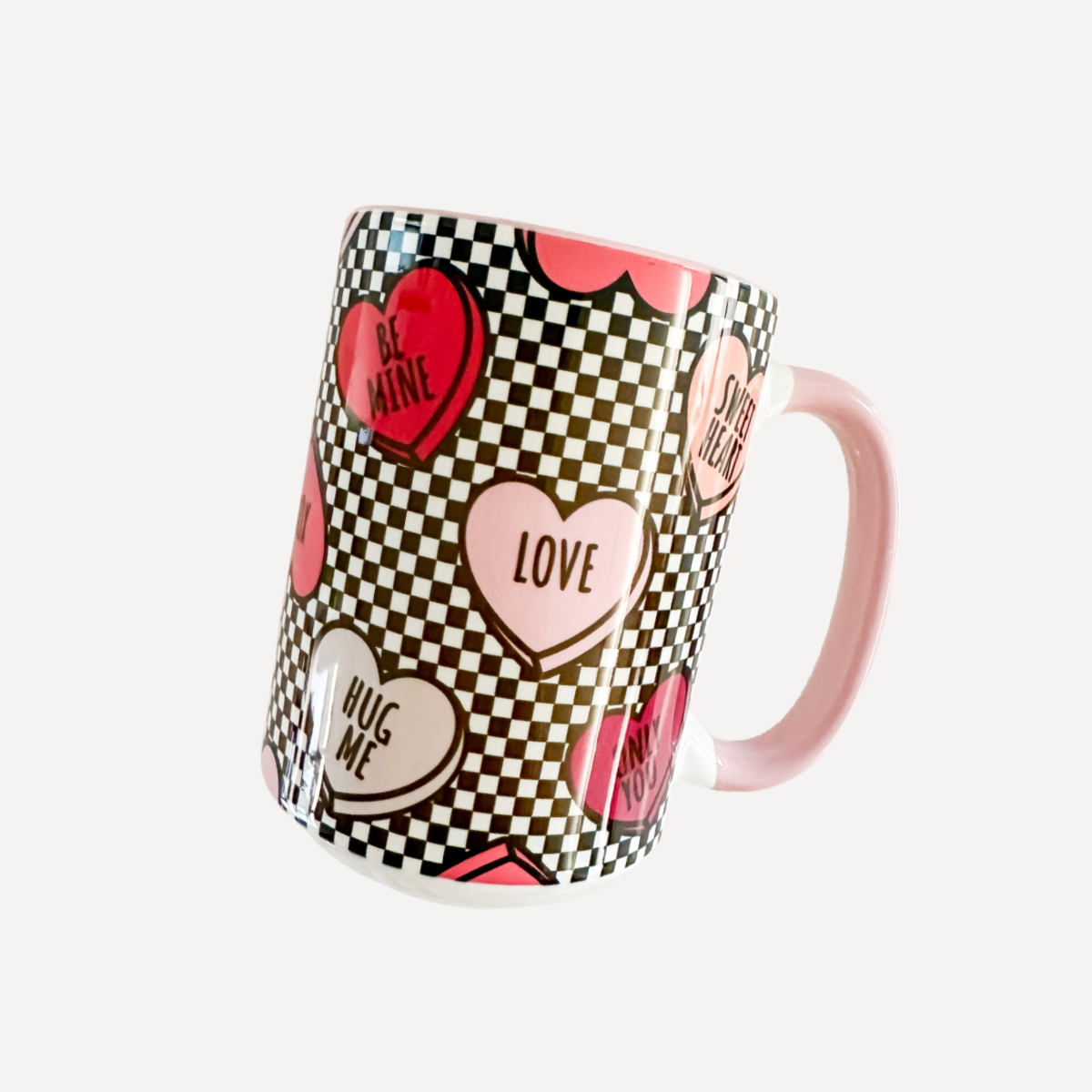Candy heart check wrap