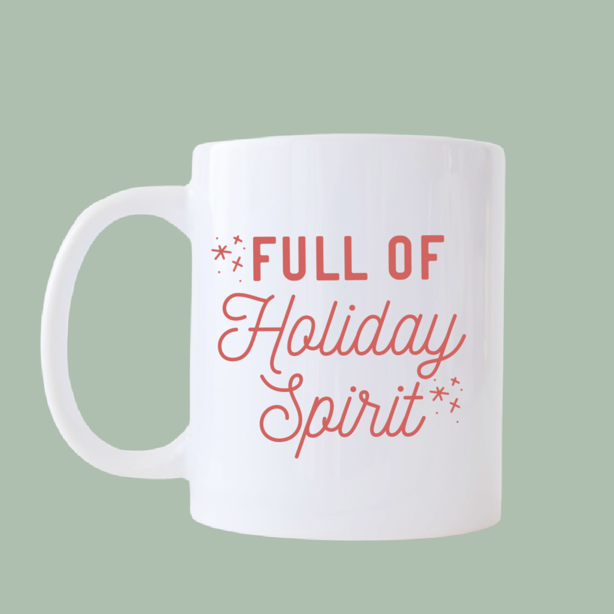 Full of holiday spirit