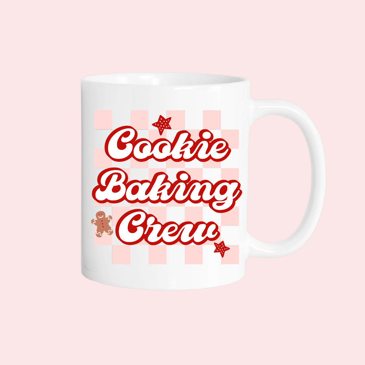 Cookie baking crew pink mini's mug
