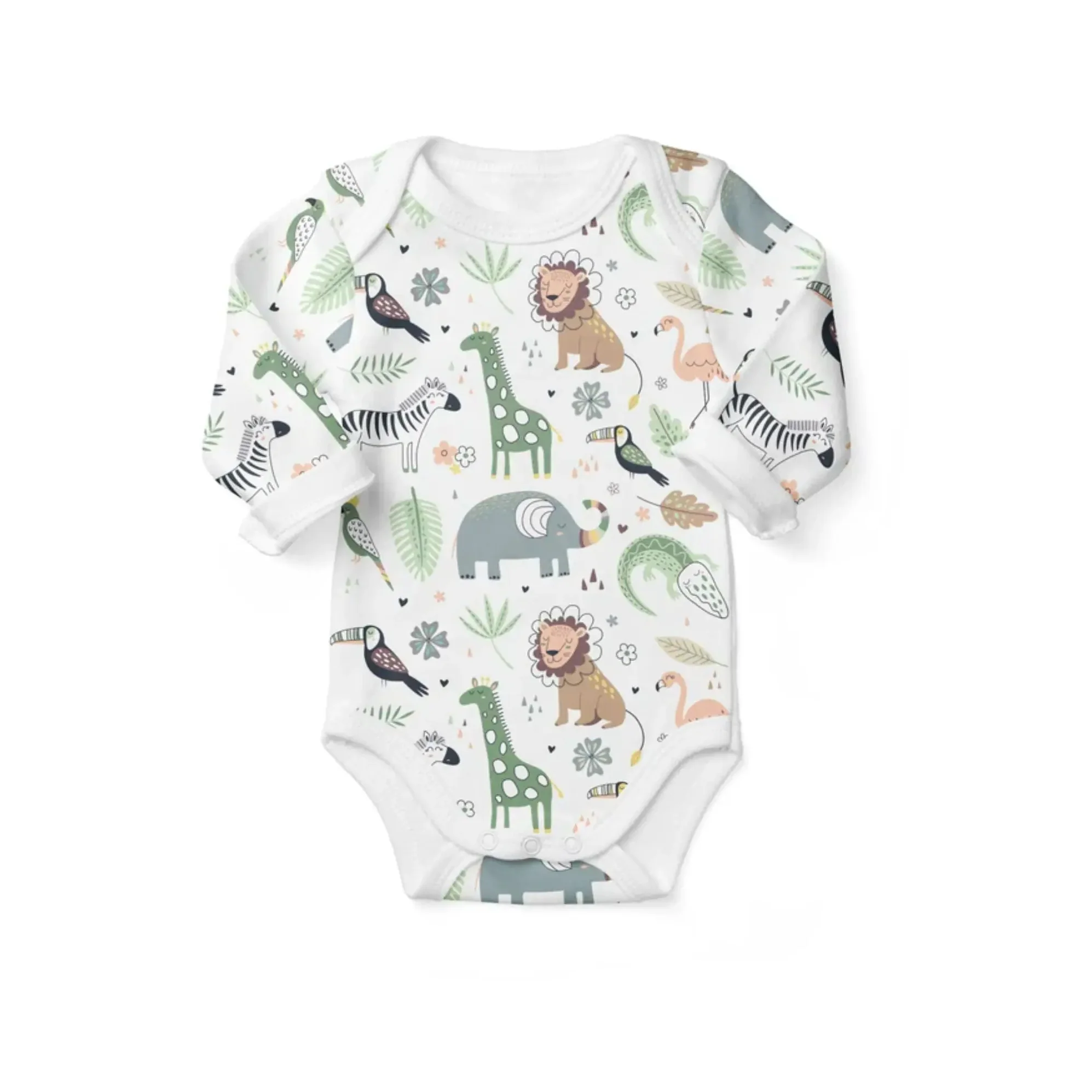 African Animals baby romper