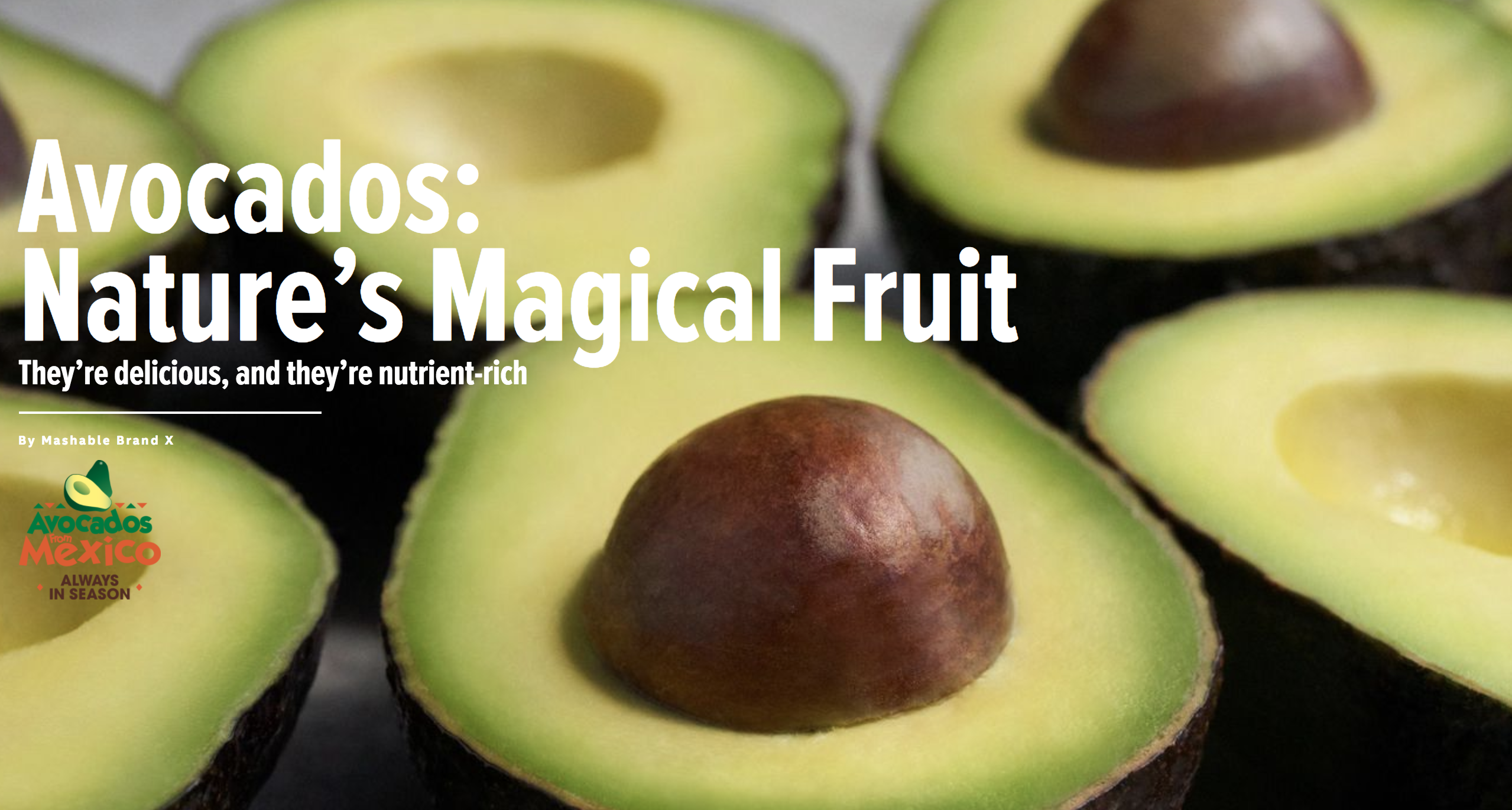 Avocados from Mexico x Mashable